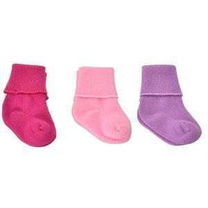 Newborn Baby Combed Cotton Seamless 6 Pair Socks